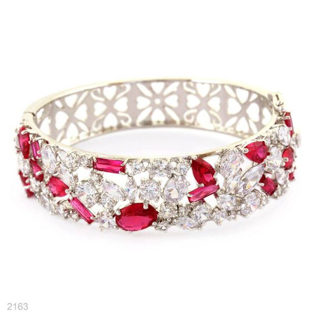 multi-faceted statement bracelet