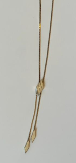 Styzee Vendre Gold Lariat Necklace – Vintage-Inspired Drop Chain Design