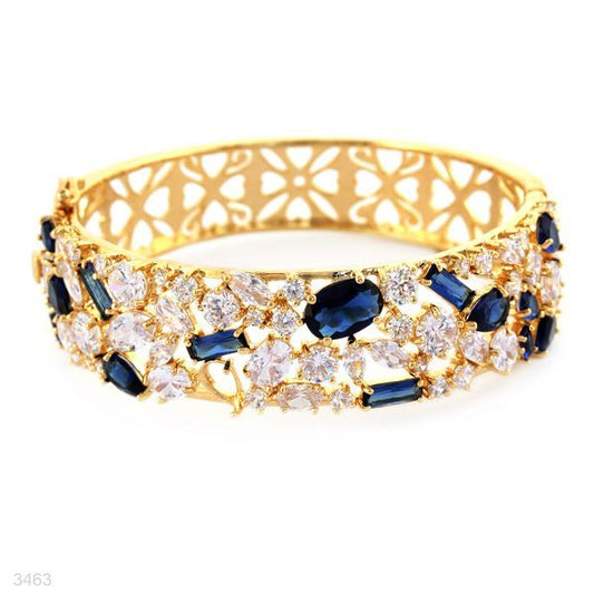 multi-faceted statement bracelet