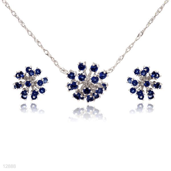 RRENDY HEDGEHOG SPHERE PENDANT & STUD SET
