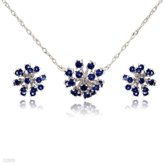 RRENDY HEDGEHOG SPHERE PENDANT & STUD SET