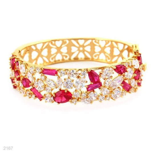 multi-faceted statement bracelet