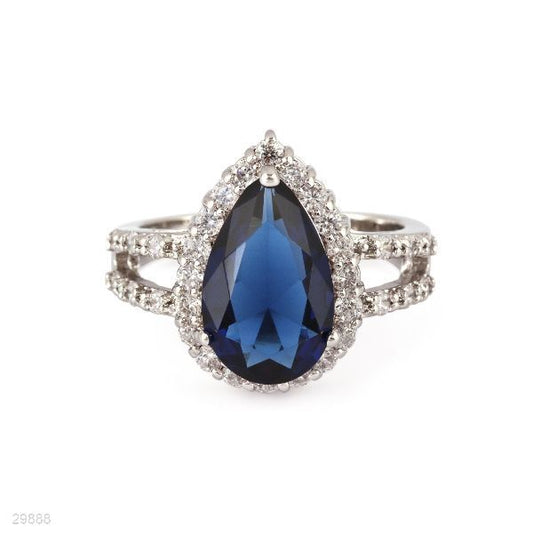 BEAUTIFUL PEAR DROP RING